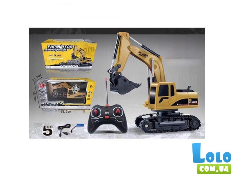 Экскаватор на радиоуправлении