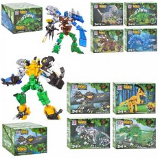 Конструктор Динозавр 2 в 1 (123-611-620), от 148 дет., (в ассортименте)