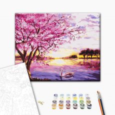 Картина по номерам Цвет сакуры, Brushme (40х50 см)