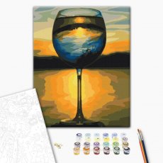 Картина по номерам Небесный напиток, Brushme (40х50 см)