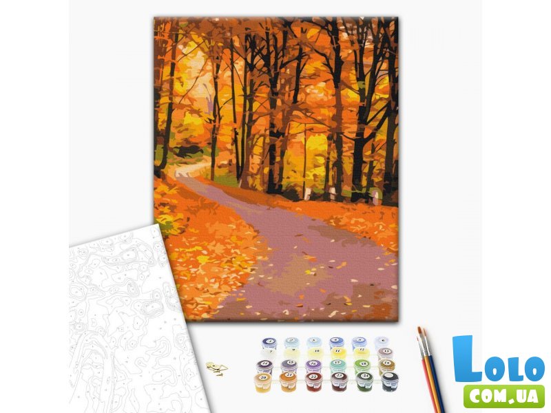 Картина по номерам Осенний парк, Brushme (40х50 см)
