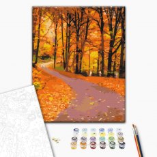Картина по номерам Осенний парк, Brushme (40х50 см)
