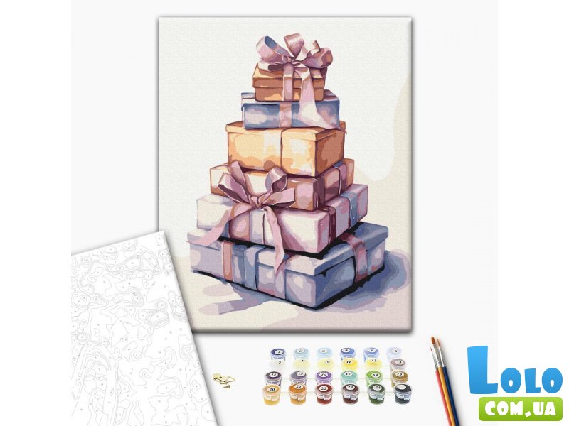 Картина по номерам Гора подарков, Brushme (40х50 см)