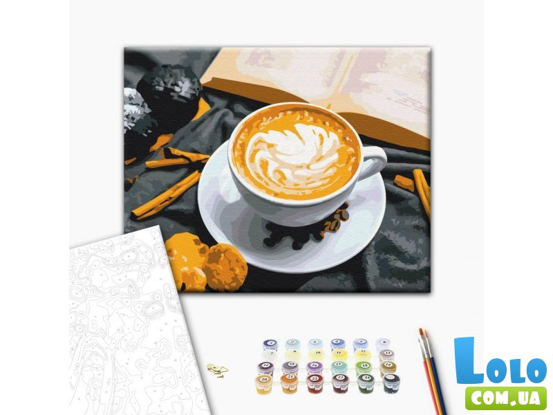 Картина по номерам Кофе с ароматом корицы, Brushme (40х50 см)