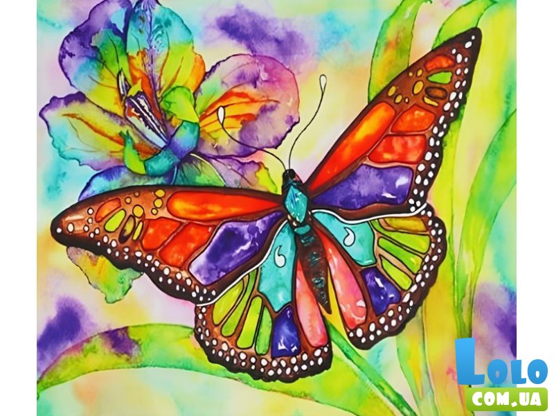 Алмазная мозаика Бабочка, TK Group (30х40 см)