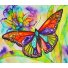 Алмазная мозаика Бабочка, TK Group (30х40 см)