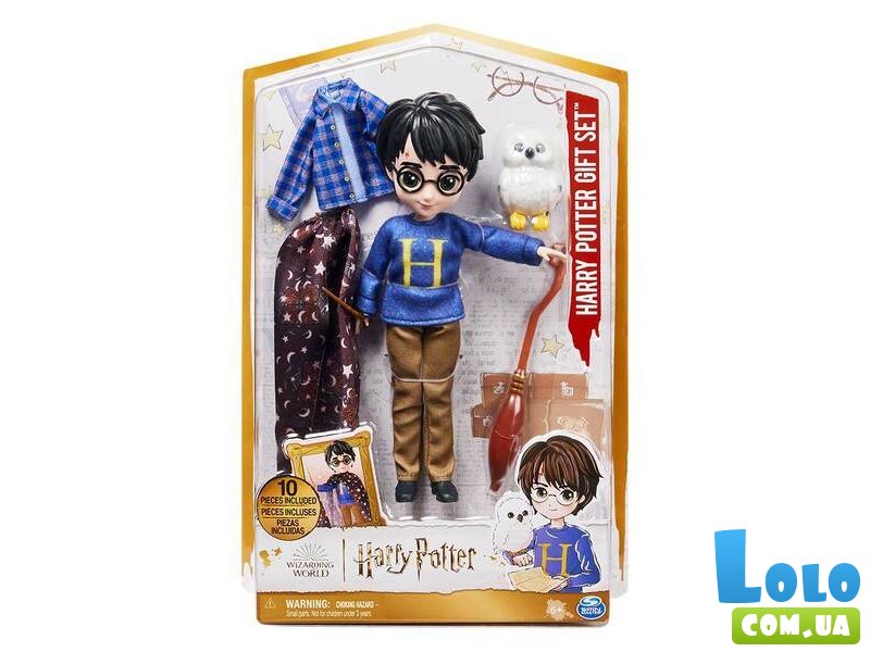 Коллекционная кукла Гарри Делюкс с аксессуарами, Wizarding World, 20 cм