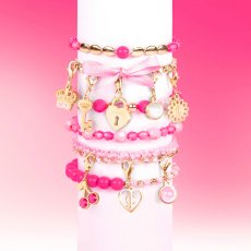 Набор для создания шарм-браслетов Juicy Couture Невероятные розовые браслеты, Make it Real
