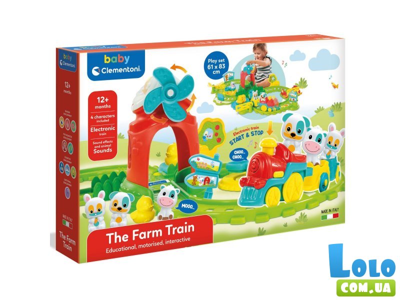 Игровой набор The Farm Train, Clementoni