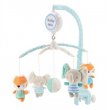 Мобиль плюшевый механический Лис и слоник, Baby Mix