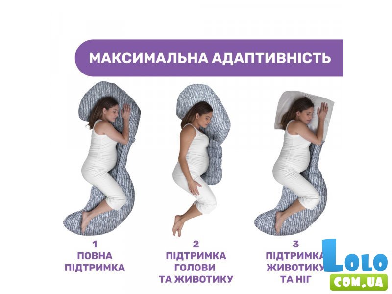 Подушка для беременных Total Body, Chicco (синий)