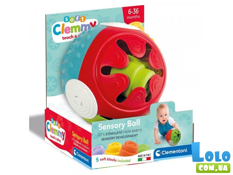 Развивающая игрушка Sensory Ball Soft Clemmy, Clementoni