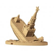 Картонный 3D пазл Русский военный корабль, Cartonic, 100 эл.