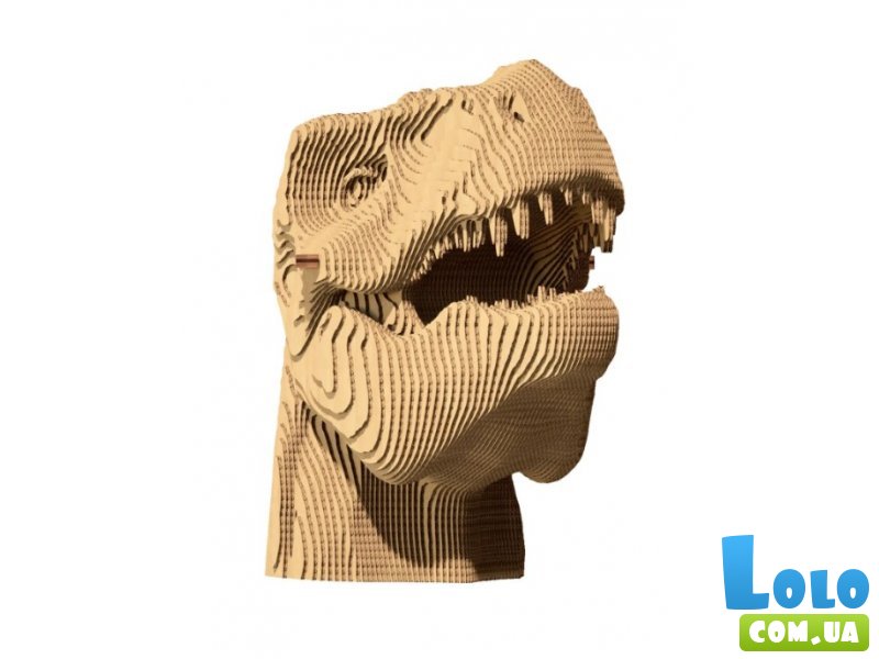 Картонный 3D пазл Тиранозавр Рекс, Cartonic, 72 эл.