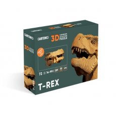 Картонный 3D пазл Тиранозавр Рекс, Cartonic, 72 эл.