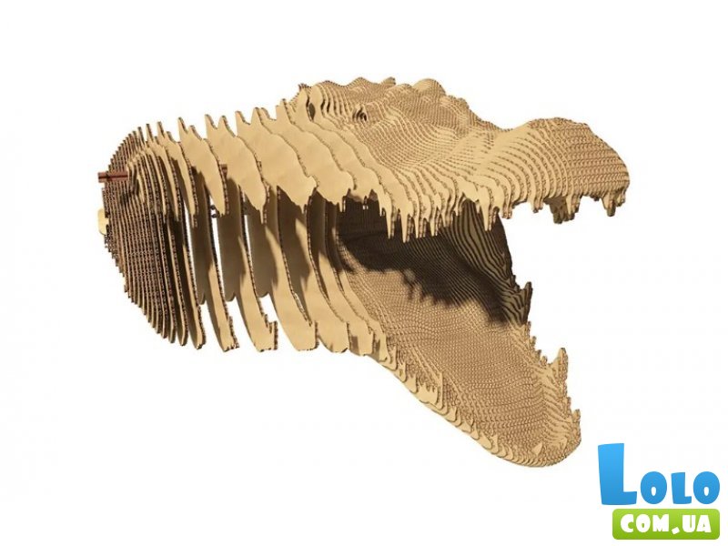Картонный 3D пазл Крокодил, Cartonic, 99 эл.