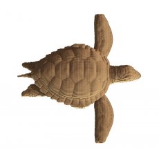 Картонный 3D пазл Черепаха , Cartonic, 240 эл.