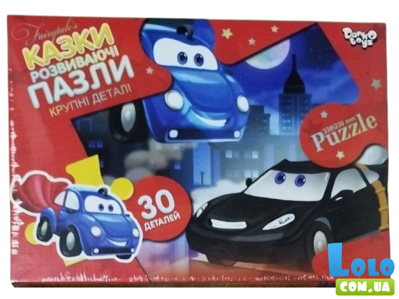 Пазлы макси, Danko Toys, 30 эл. (в ассортименте)