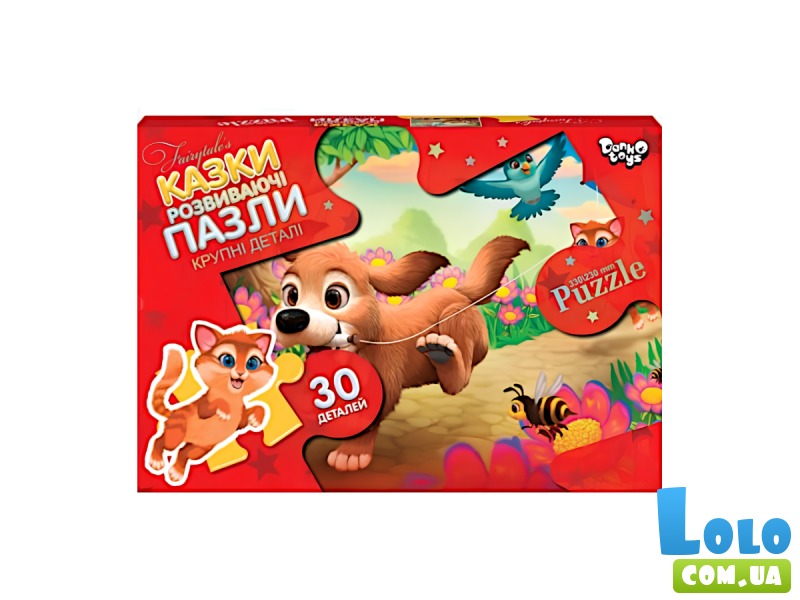 Пазлы макси, Danko Toys, 30 эл. (в ассортименте)