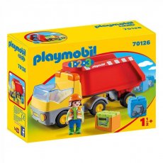 Конструктор Самосвал, Playmobil (70126), 6 дет.