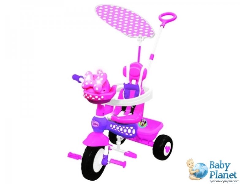 Велосипед трехколесный Kiddieland "Минни-Маус" 48983 (розовый)