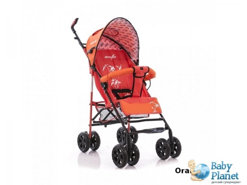 Прогулочная коляска-трость Everflo SK-163 (оранжевая)