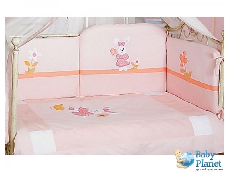 Постельный комплект антибактериальный Feretti Lapin Pink (розовый)