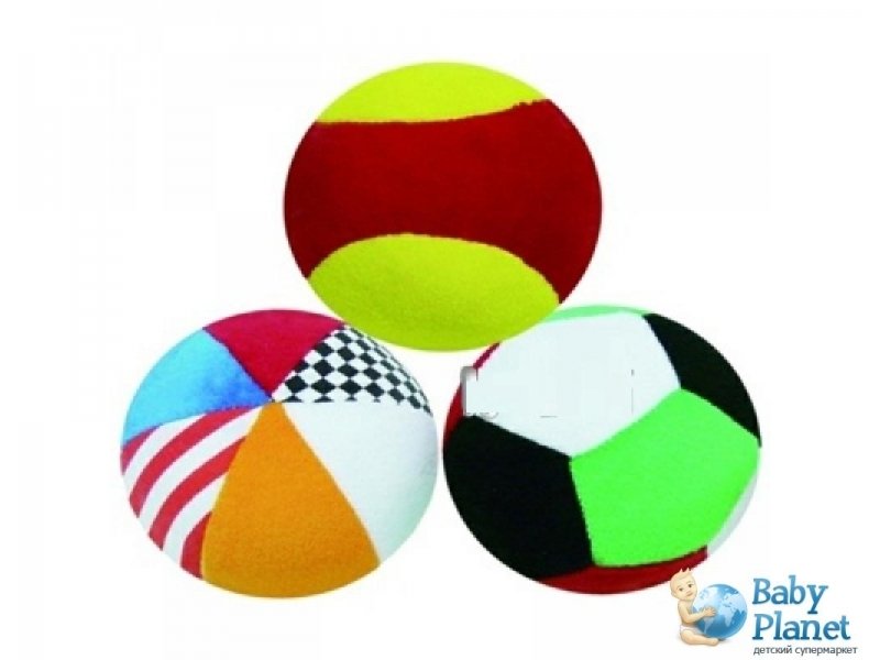 Набор Biba Toys "Мягкие спортивные мячики" (087BR)