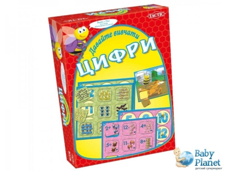 Настольная игра Tactic "Давайте изучать цифры" (40302)