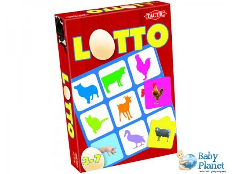 Настольная игра Tactic "Лото. Домашние животные" (40396)