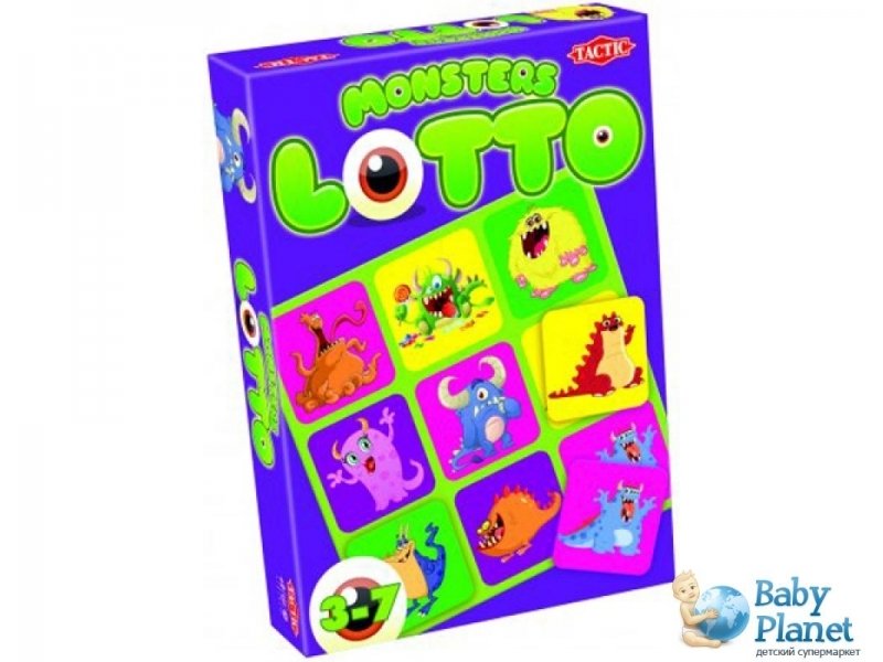 Настольная игра Tactic "Лото. Монстрики" (40397)
