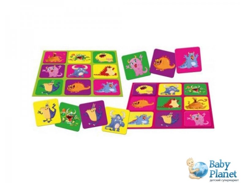 Настольная игра Tactic "Лото. Монстрики" (40397)