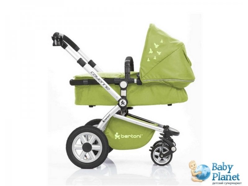 Универсальная коляска 2 в 1 Bertoni Cayenne Apple Green+Basket (зеленая)