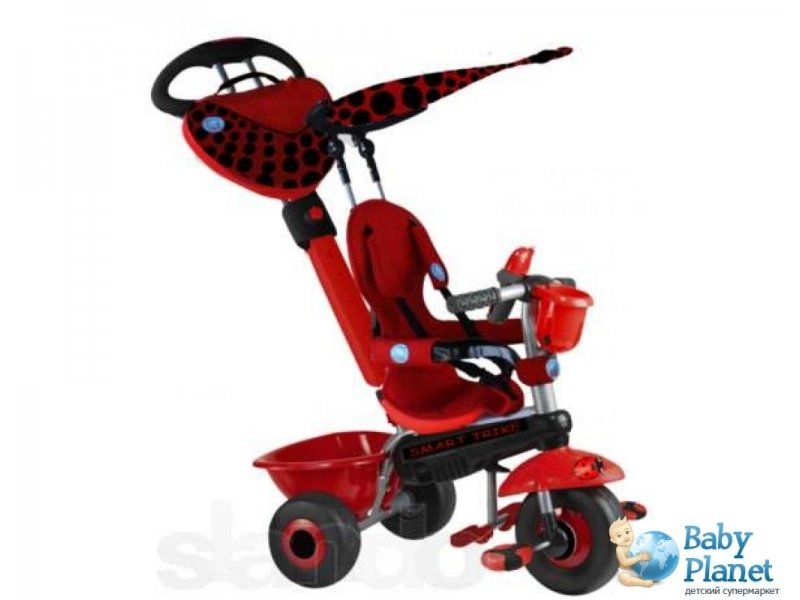 Велосипед трехколесный Smart Trike Zoo "Коровка" (красный)