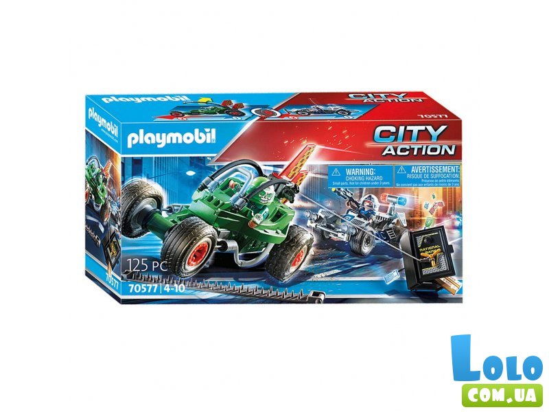 Конструктор Побег на картинге, Playmobil (70577), 125 дет.