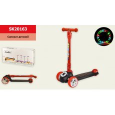 Самокат четырехколесный Scooter (красно-черный)