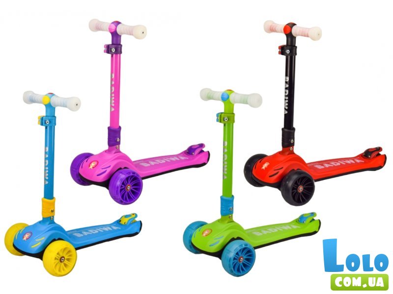 Самокат четырехколесный Scooter (в ассортименте)