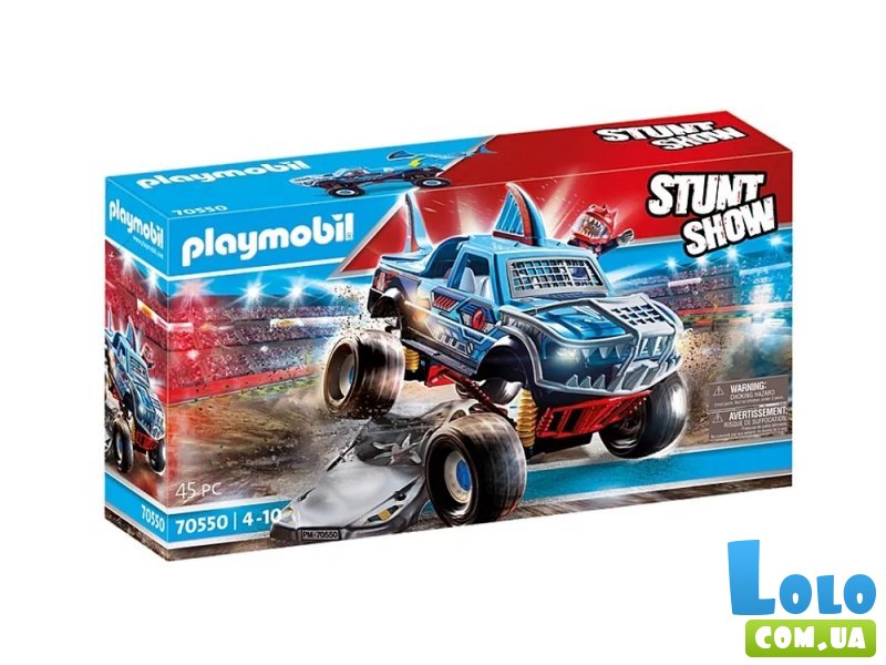 Конструктор Stunt Show машина акула, Playmobil (70550), 45 дет.