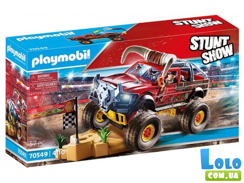 Конструктор Stunt Show бык машина, Playmobil (70549), 57 дет.