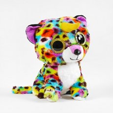 Мягкая игрушка глазастик Леопард-единорог, 21 см