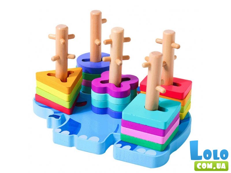 Деревянный сортер Геометрика