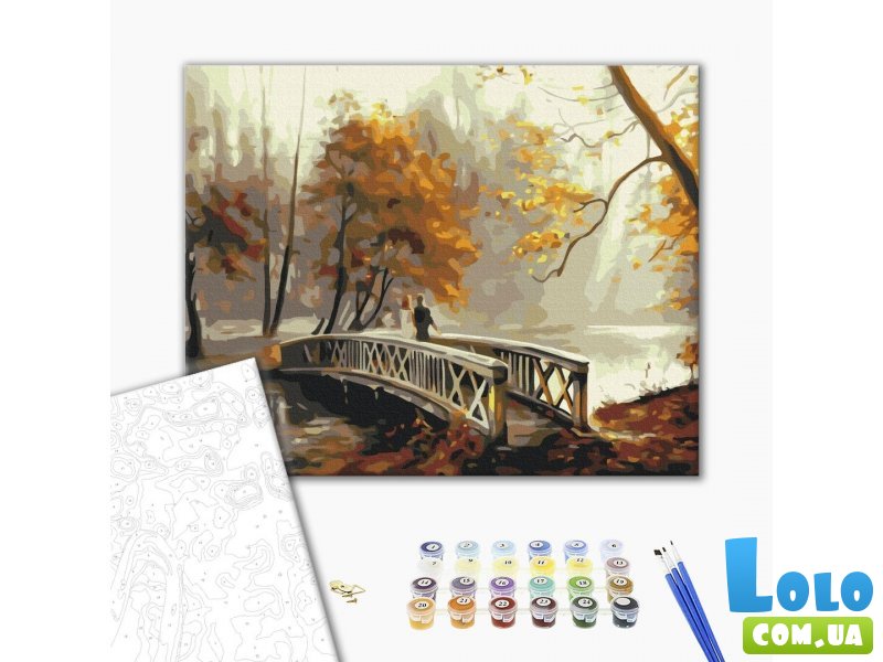 Картина по номерам Осенний туман, Brushme (40х50 см)