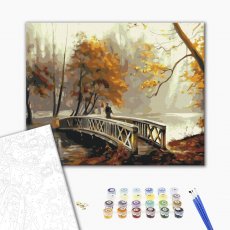 Картина по номерам Осенний туман, Brushme (40х50 см)