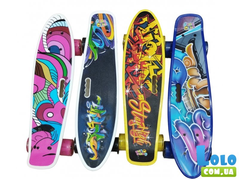 Скейт Пенни Борд с рисунком (в ассортименте)