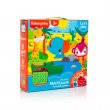 Пазлы Fisher Price. Maxi puzzle and wooden pieces, Vladi Toys (укр.), 17 эл.