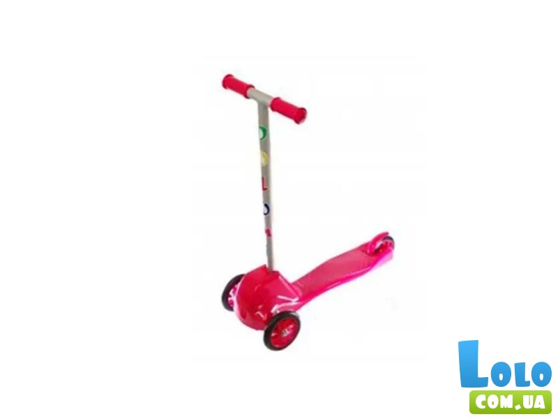 Самокат детский трехколесный, Doloni (малиновый)