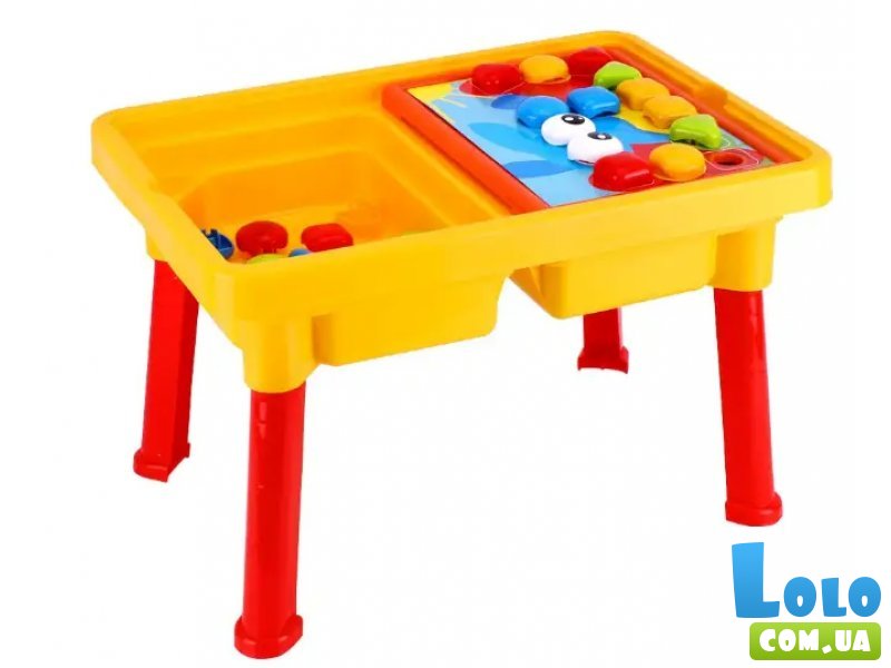 Мозаика для самых маленьких со столиком органайзером 26 дет., 10 картинок, ТехноК