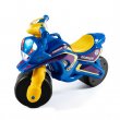 Мотоцикл - толокар с музыкальным рулем Полиция, Doloni Toys (синий)