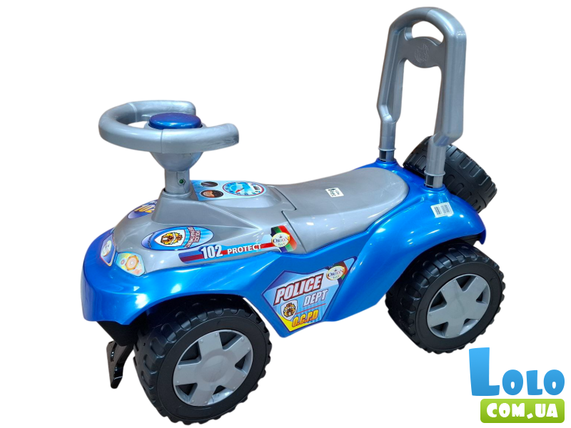 Автомобиль для прогулок - толокар Дракончик, Orion (синий с белым)