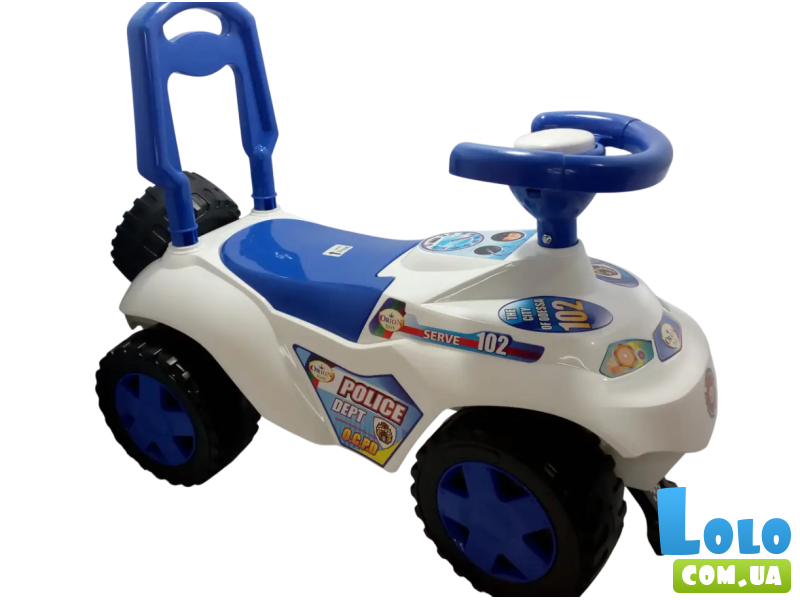 Автомобиль для прогулок - толокар Дракончик, Orion (белый)